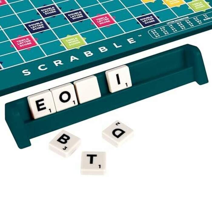 Scrabble Crossword Board Game, for 2 to 4 Players, Ages 10 Years & Older