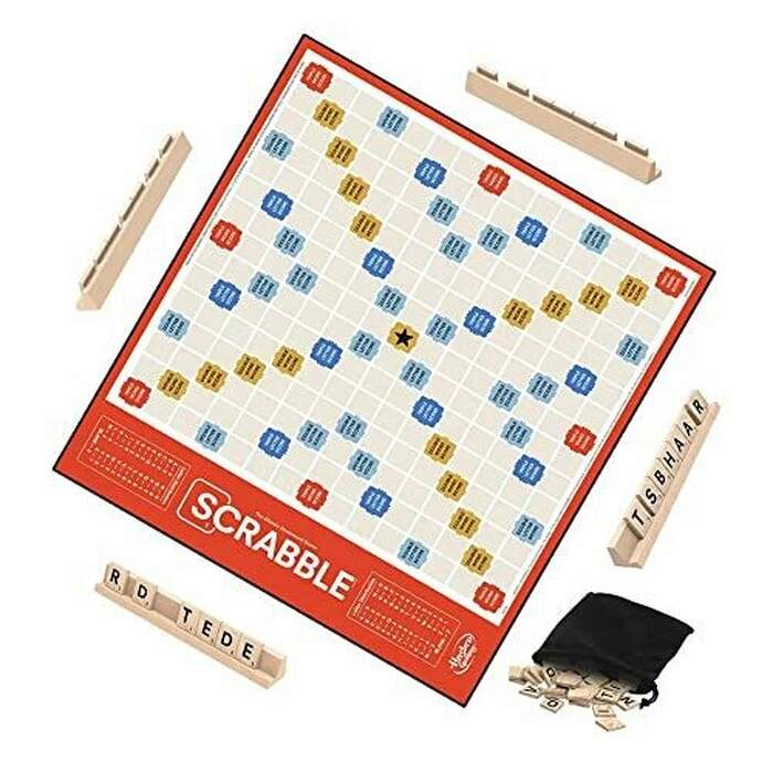 Scrabble Board Game, Classic Word Game for Kids Ages 8 and Up