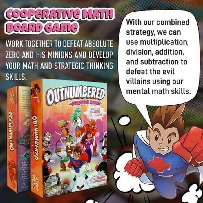 Outnumbered: Improbable Heroes | A Cooperative Superhero Math Game!