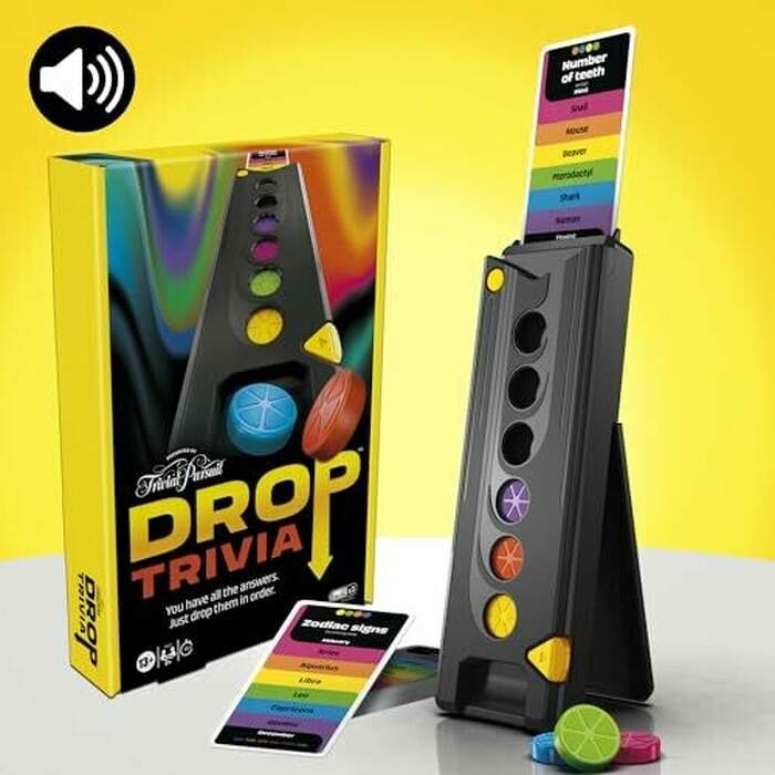 Drop Trivia Game | Electronic Party Game with Voice and Sounds