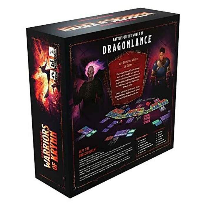 D&D Dragonlance: Warriors of Krynn - Cooperative Strategy Board Game for 2-5 Players