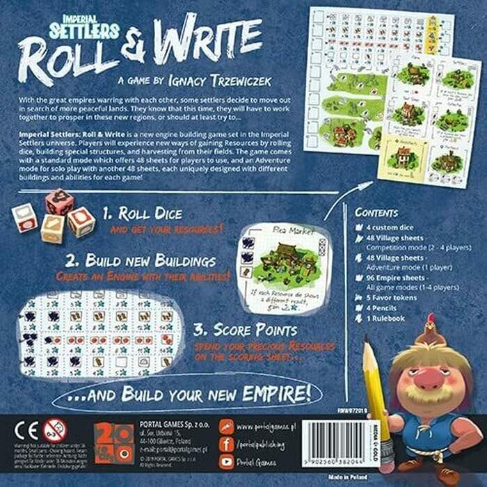 Imperial Settlers: Roll and Write