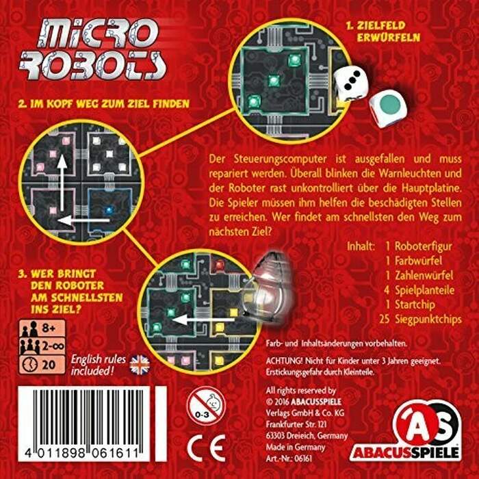 Micro Robots Board Game