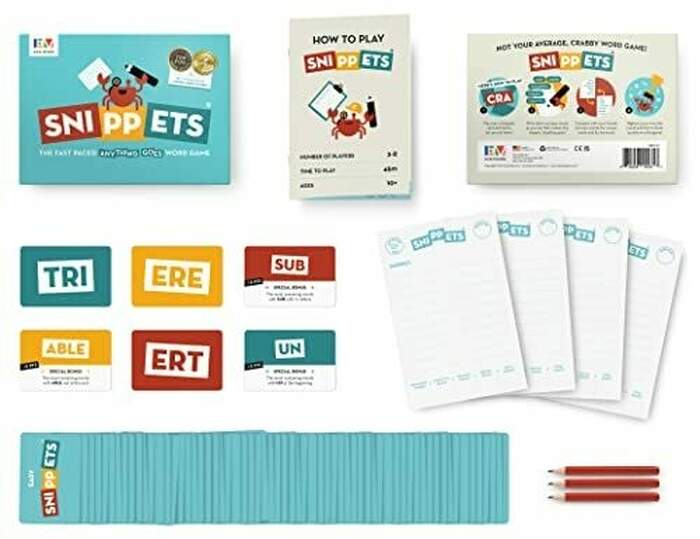 Snippets - the Fast Paced, Anything Goes Word Game