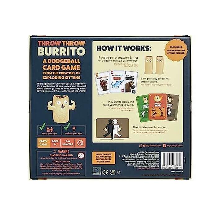Throw Throw Burrito - A Dodgeball Card Game