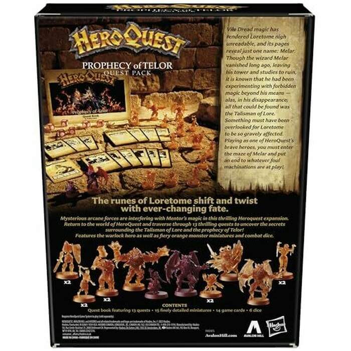 HeroQuest - Prophecy of Telor Quest Pack