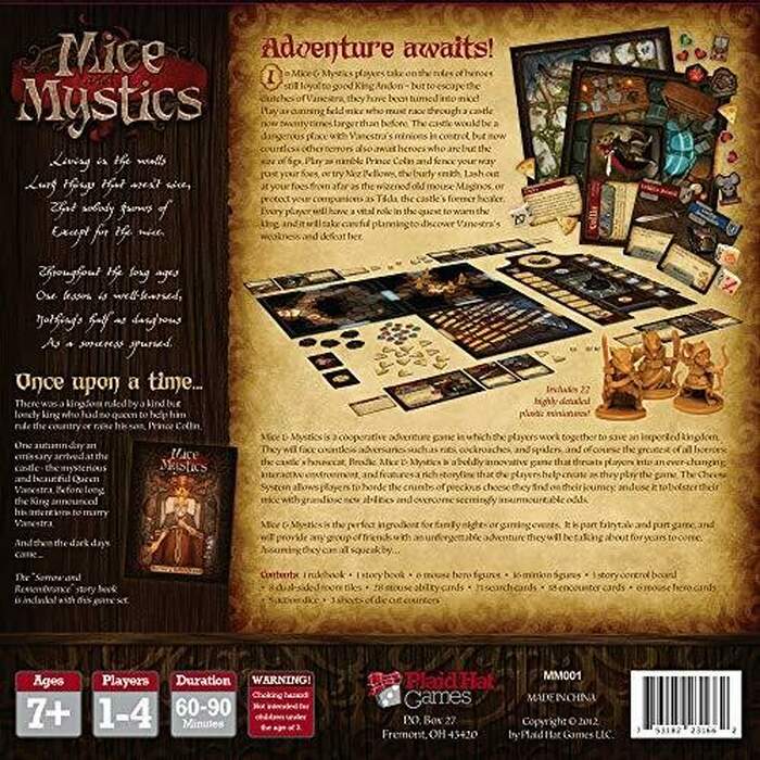 Mice and Mystics Board Game