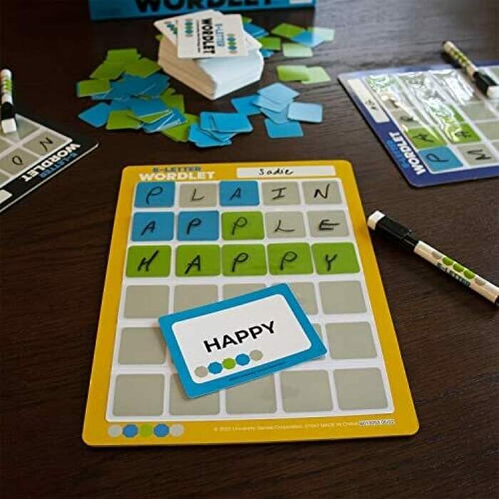 5-Letter Wordlet - A Confounding Word Strategy Board Game