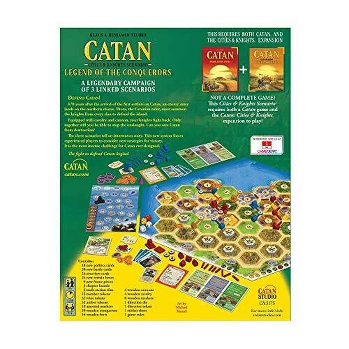Catan - Legend of the Conquerors: Cities and Knights Scenario